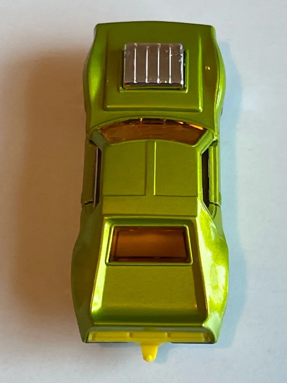Vintage Matchbox Superfast No. 9 AMX Javelin 1972 Green with Chrome Scoop Lesney